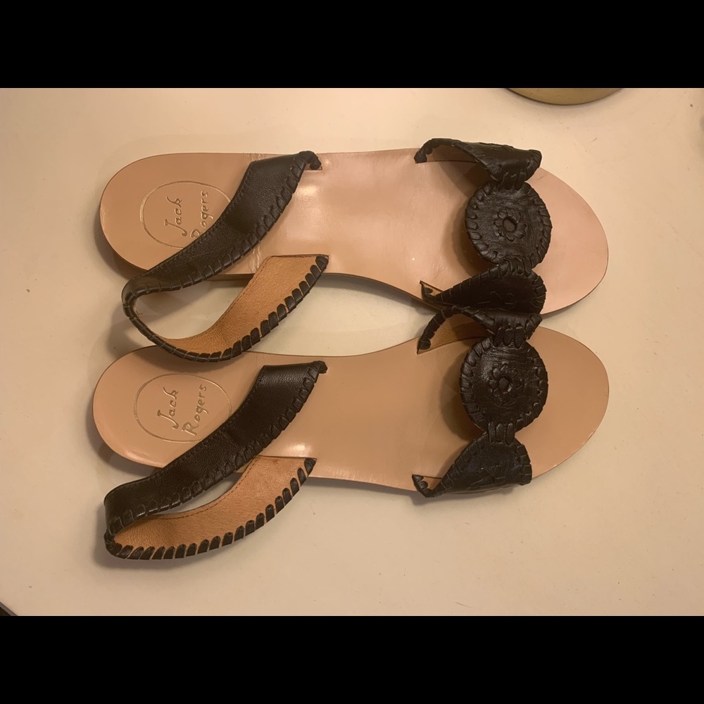 Black Jack Rogers Sandals